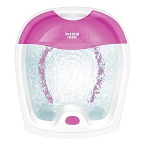 NWT Sharper Image Whirpool Pink Foot Spa